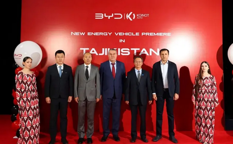 比亞迪正式進軍塔吉克斯坦市場！現(xiàn)已遍布全球95個國家和地區(qū)